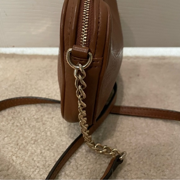 Michael Kors brown pebble leather small Handbag/crossover bag - Picture 4 of 6